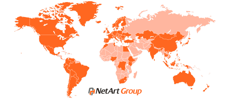 Netart Group map